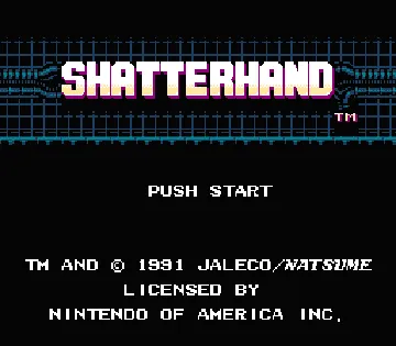 Shatterhand (USA) (Beta) screen shot title